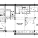 plan etaj casa la calcan